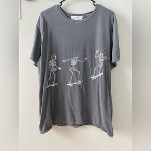 Urban Outfitters Oversized Skeleton Shirt